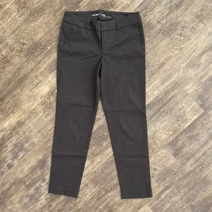 Brown Pixie Crop Pants with Mid-Rise Waist
